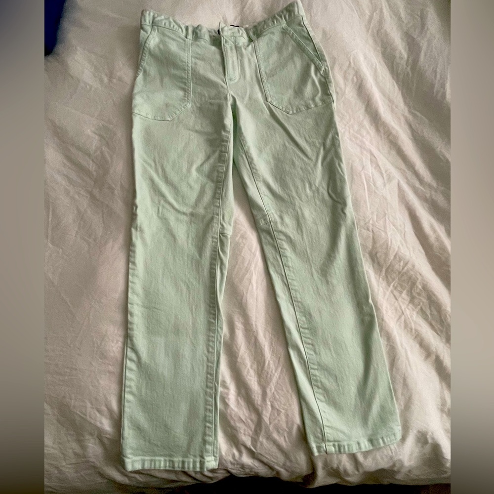 Banana Republic Sloan Jeans in Mint